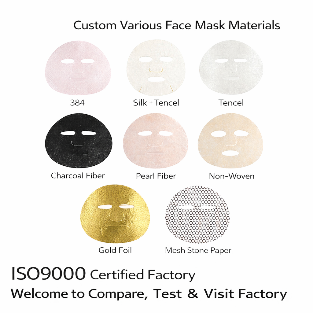 Japanese 384 Thickened Cotton Facial Mask Sheet | Tencel Composite Disposable Mask Film | Ultra-Thin Breathable Wet Compress Essential