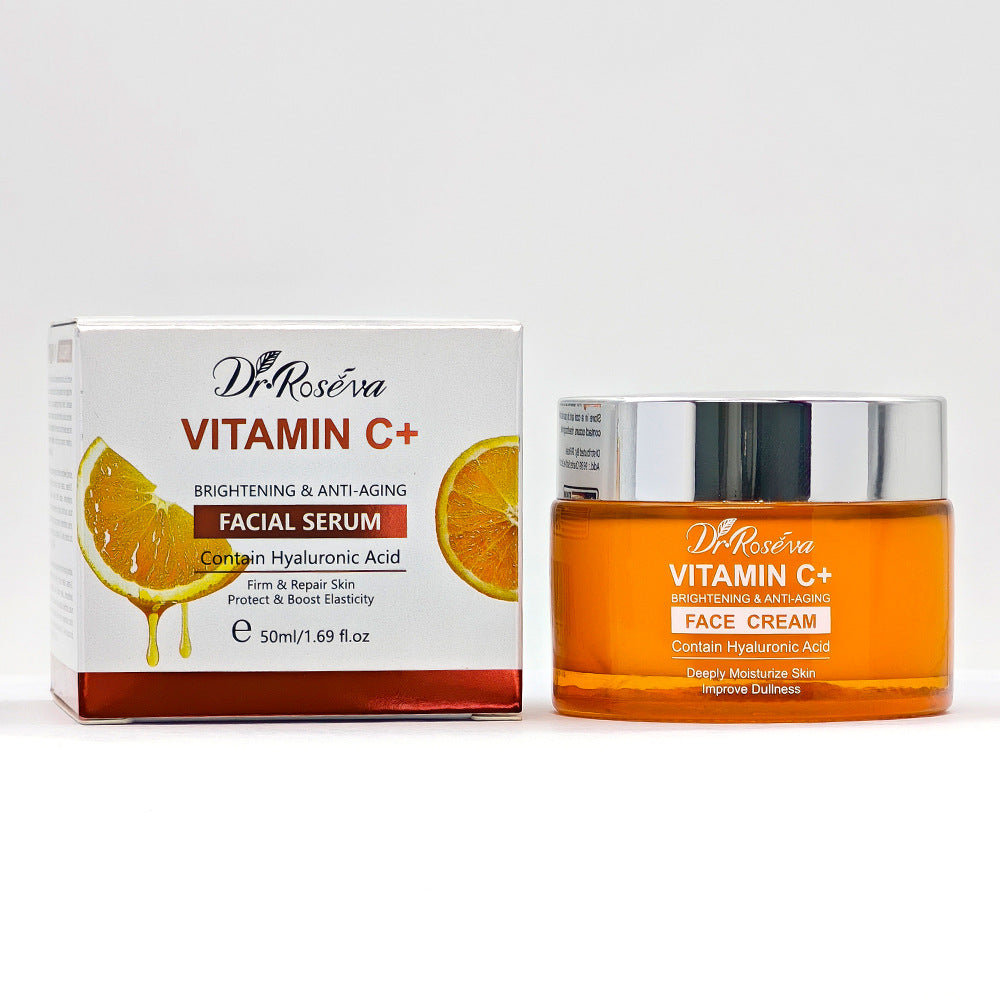 Vitamin C Brightening Face Cream | 24H Hydration, Glow Booster & Makeup Primer (Amazon Best Seller)