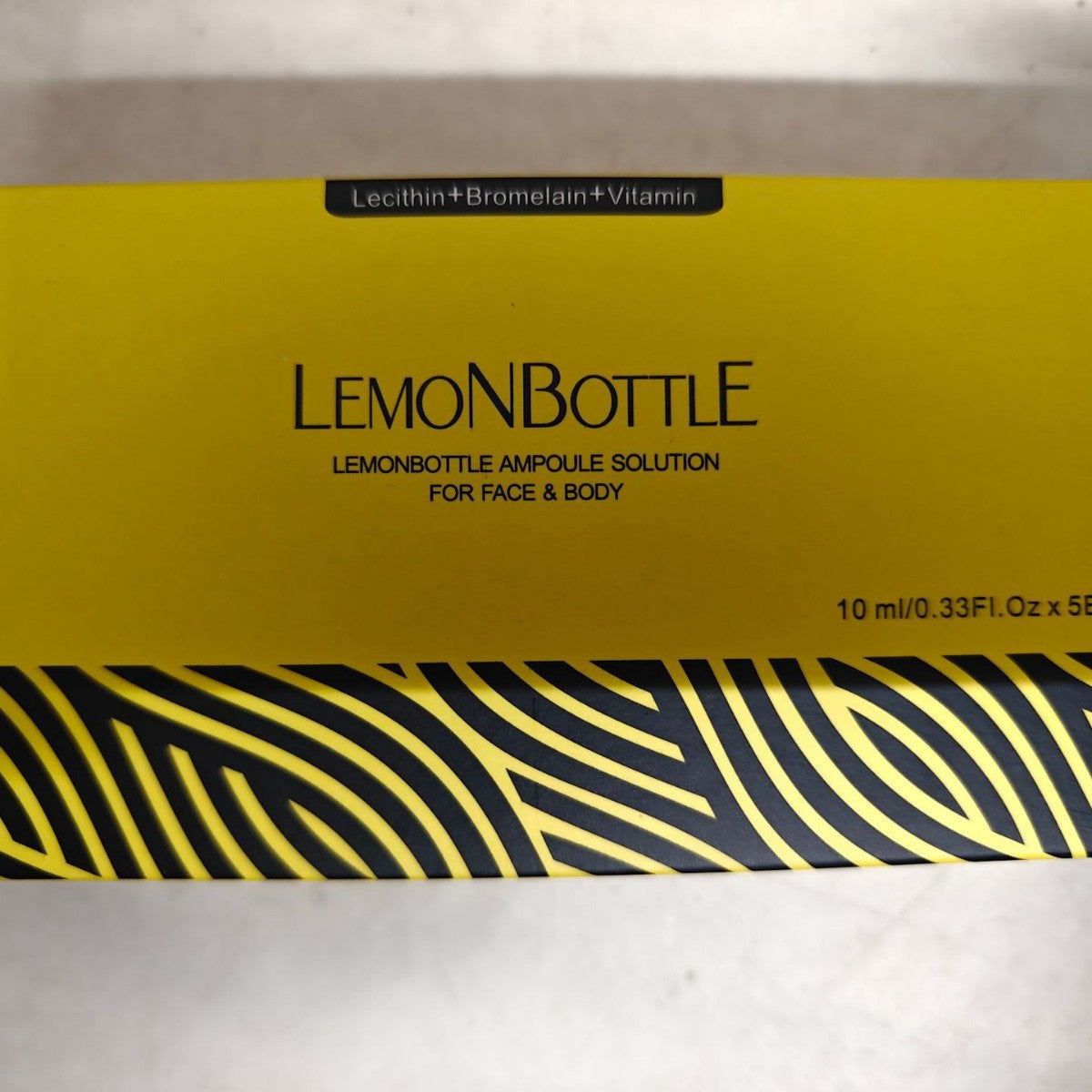 Korean Lemon Bottle Fat Dissolving Solution | Premium Lemon Extract Vials for Body Contouring & Weight Loss | Professional Slimming Injection