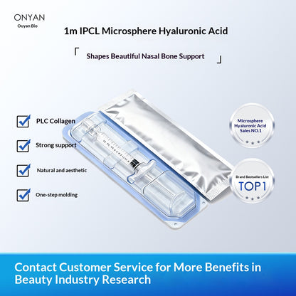 PCL Polycaprolactone Microsphere Filler (1ml) | Collagen Stimulator & HA Hybrid for Facial Sculpting