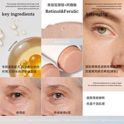 Retinol & Ferulic Acid Age-Defying Eye Stick - Deep Hydration & Firming Balm