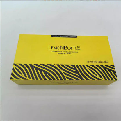 Korean Lemon Bottle Fat Dissolving Solution | Premium Lemon Extract Vials for Body Contouring & Weight Loss | Professional Slimming Injection