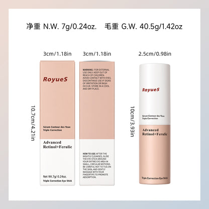 Retinol & Ferulic Acid Age-Defying Eye Stick - Deep Hydration & Firming Balm