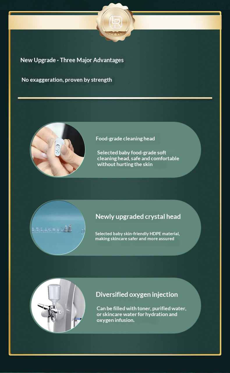 Blackhead Vacuum + Oxygen Spray | Pore Cleansing & Serum Infusion Device