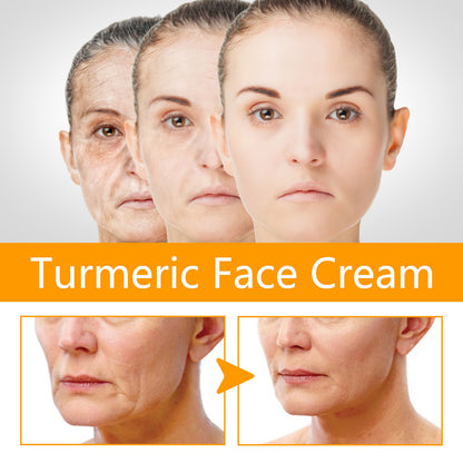 Turmeric Firming Face Cream | Anti-Wrinkle, Brightening & Skin-Smoothing Moisturizer