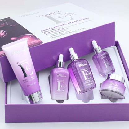Vitamin E Hydrating Toner & Lotion Set | Daily Antioxidant Moisture for Soft, Supple Skin