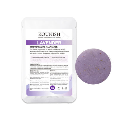 Salon-Grade Jelly Gel Mask Powder | Rose/Collagen/Chamomile/Lavender Crystal Hydrating Mask | Oil-Control & Moisturizing Home Spa Kit
