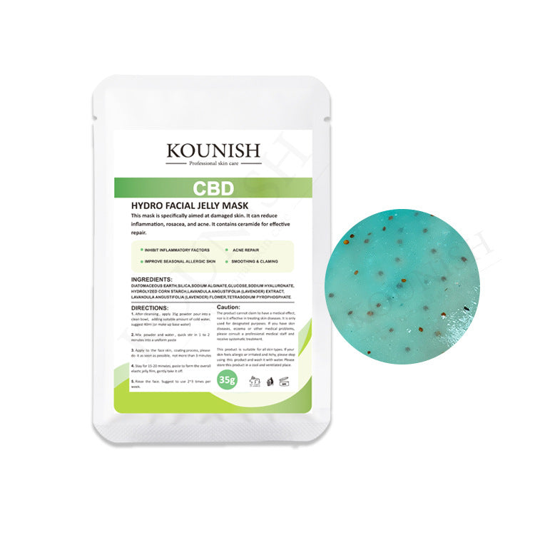 Salon-Grade Jelly Gel Mask Powder | Rose/Collagen/Chamomile/Lavender Crystal Hydrating Mask | Oil-Control & Moisturizing Home Spa Kit